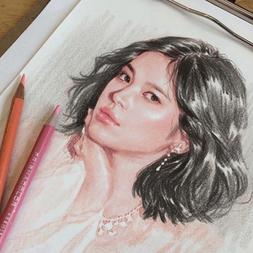 Drawing Portraits with Colored Pencils Achieving Depth and Density Like Oil Paintings - 유화처럼 두...jpg