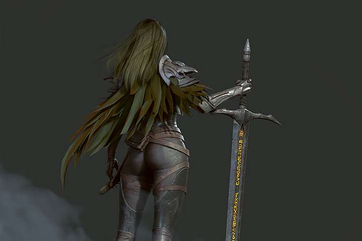 Fantasy Style Stylized Character Modeling Compression Workflow-02.jpg