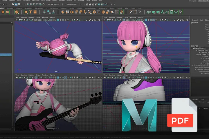 Learn Maya Modelling with Character Creation by Level of Difficulty-09.jpg