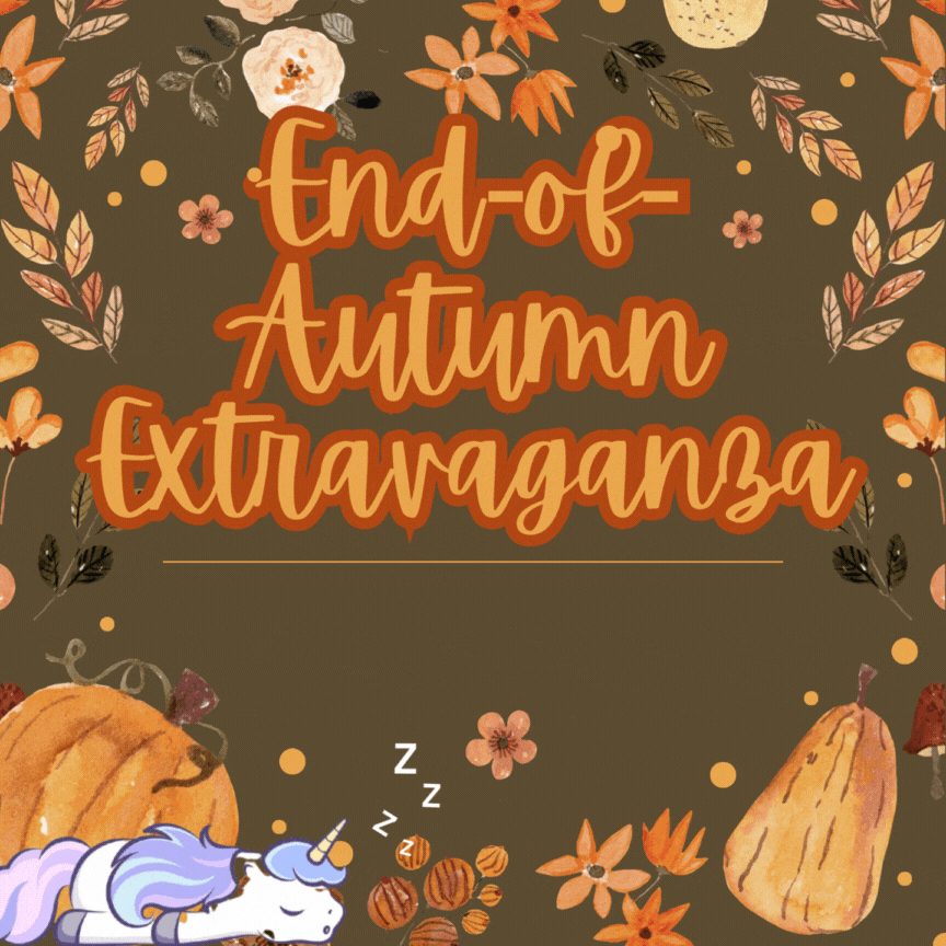 Orange Illustrative Thanksgiving Greeting Instagram Post.gif