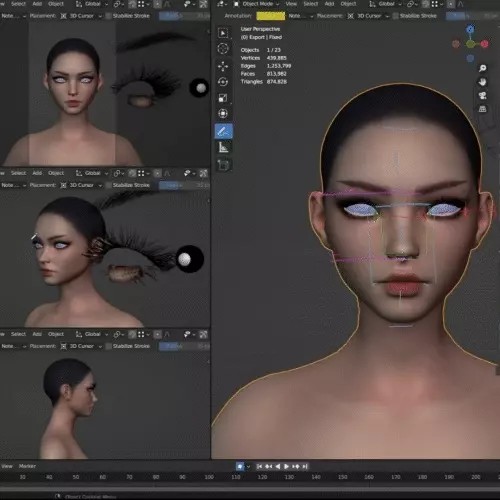 Reaching Mastery Series - Aesthetic Female 3D Character Production in Blender [Coloso, Kay2000...jpg